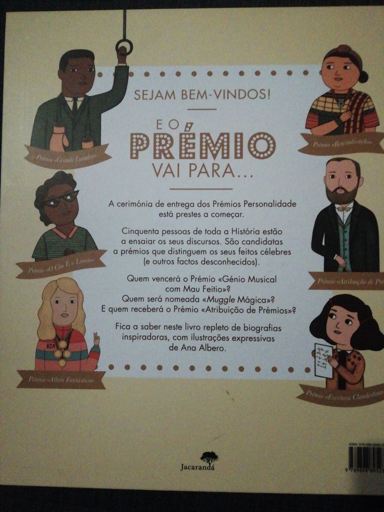 Livro "e o prémio vai para..." Lily Murray