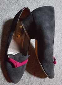 sapatos vintage camurça nº37