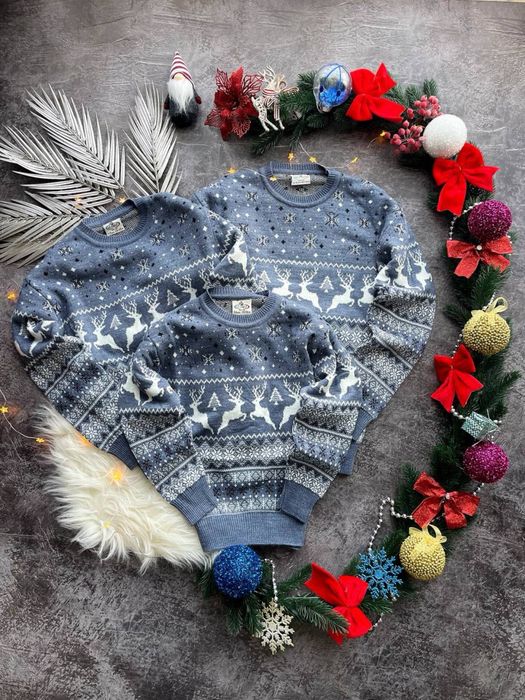 Новорічний светр|Різдвяні светри|Різдвяний світер|Парні светри