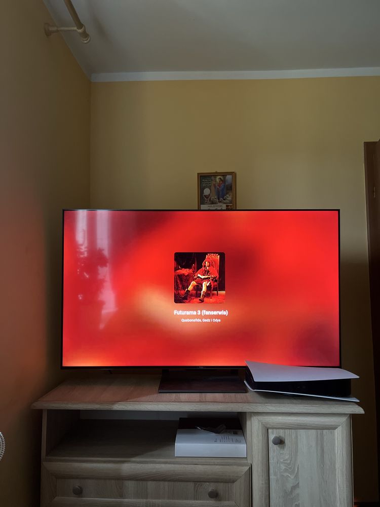 TCL 55” QLED 4K Smart TV + opcja z PS5 plus – jak nowy!