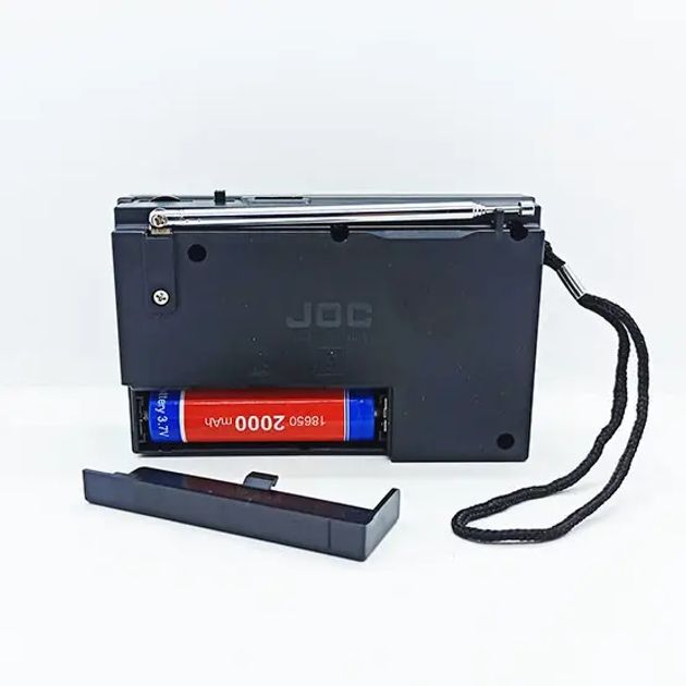 Радіо JOC KK-9 FM, Bluetooth, USB, SD-card, Li-Ion battery