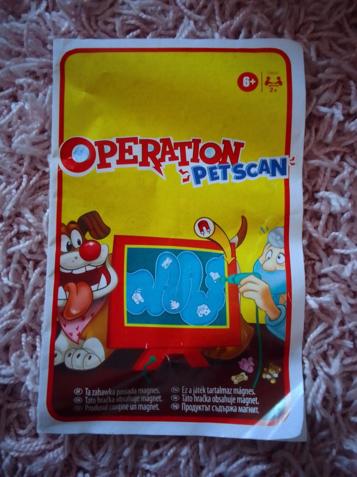 Gra zręcznościowa operacja pies, Hasbro, Operation Pet Scan