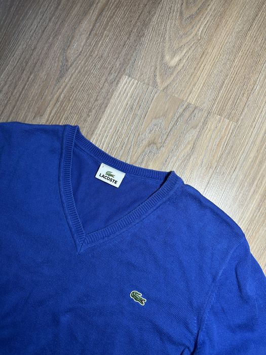 Светр Lacoste | Чоловічий M | Синій, класичний