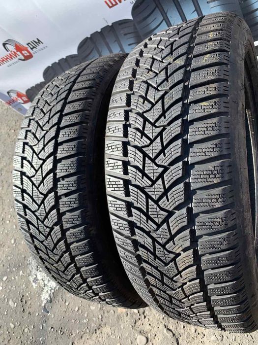 Шини 205/55 R17 пара Dunlop 7,7мм, 2023р, зима