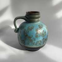Przepiękny wazon dzban vintage Jasba 20 cm niebieski chmurki