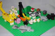 LEGO mix zwierzęta figurki minecraft GRATIS wysyłka