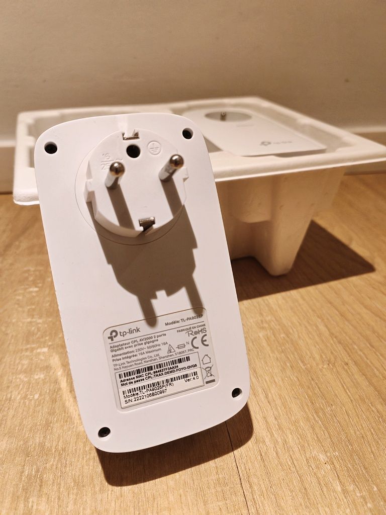 Kit Powerline TP-Link AV2000 (TL-PA9025P) - Internet Gigabit Tomadas
