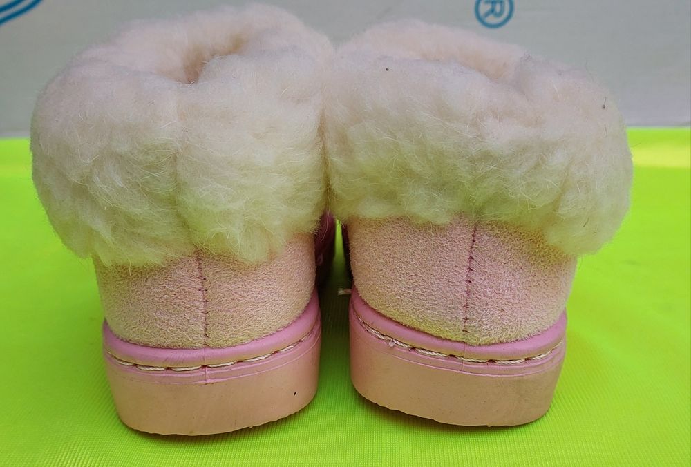 Тапочки дитячі теплі закриті рожеві