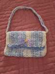 Mala suave de crochet feita à mão