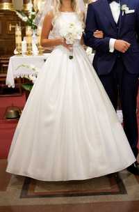 Suknia ślubna typu „princessa” rozmiar S