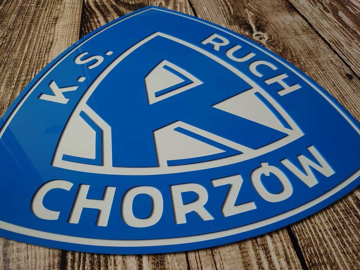 Ruch Chorzów Herb 3D na ścianę do domu prezent dla męża