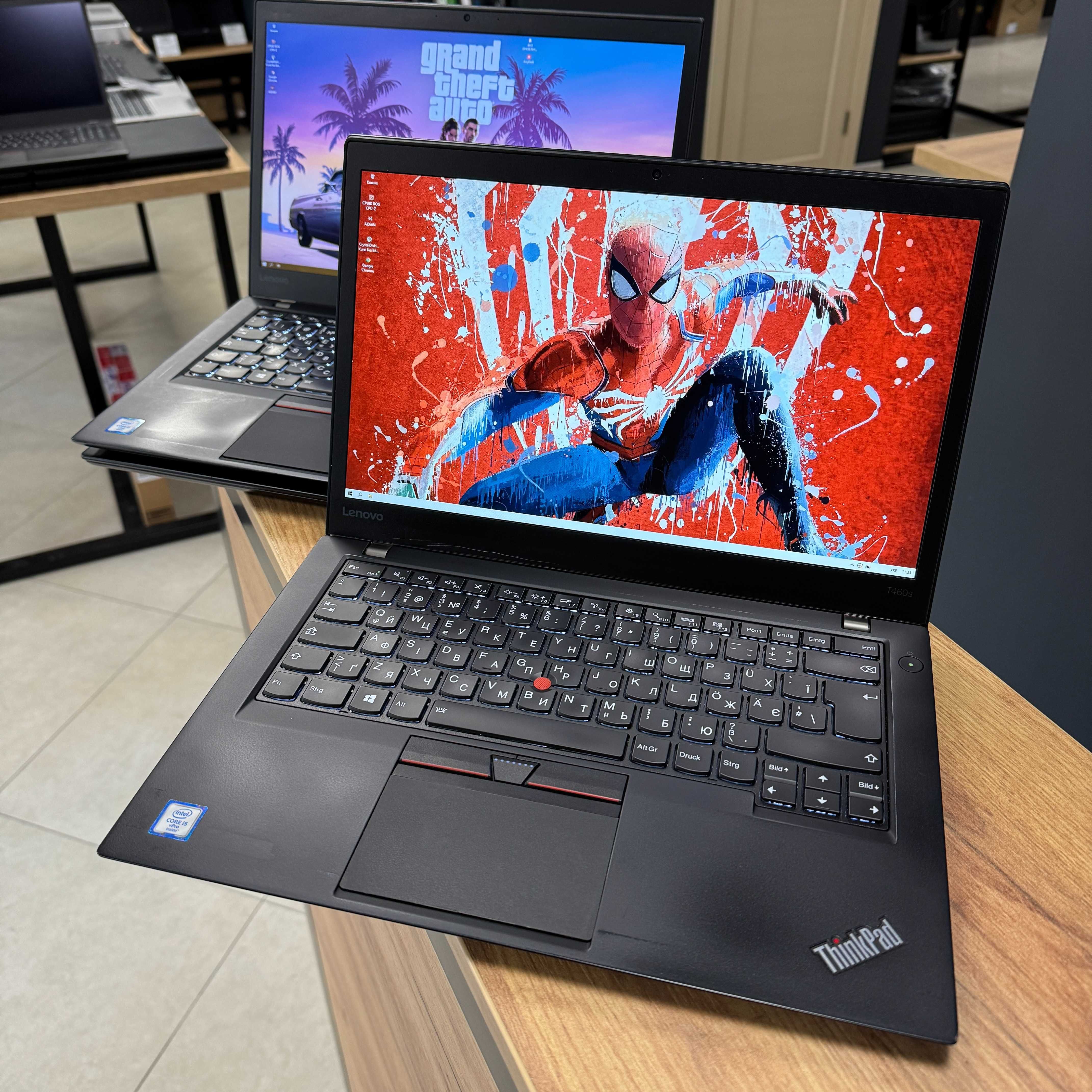 АКЦІЯ! Lenovo ThinkPad T460s - i5 6300U/8 GB/256 SSD/FHD/Дві батареї