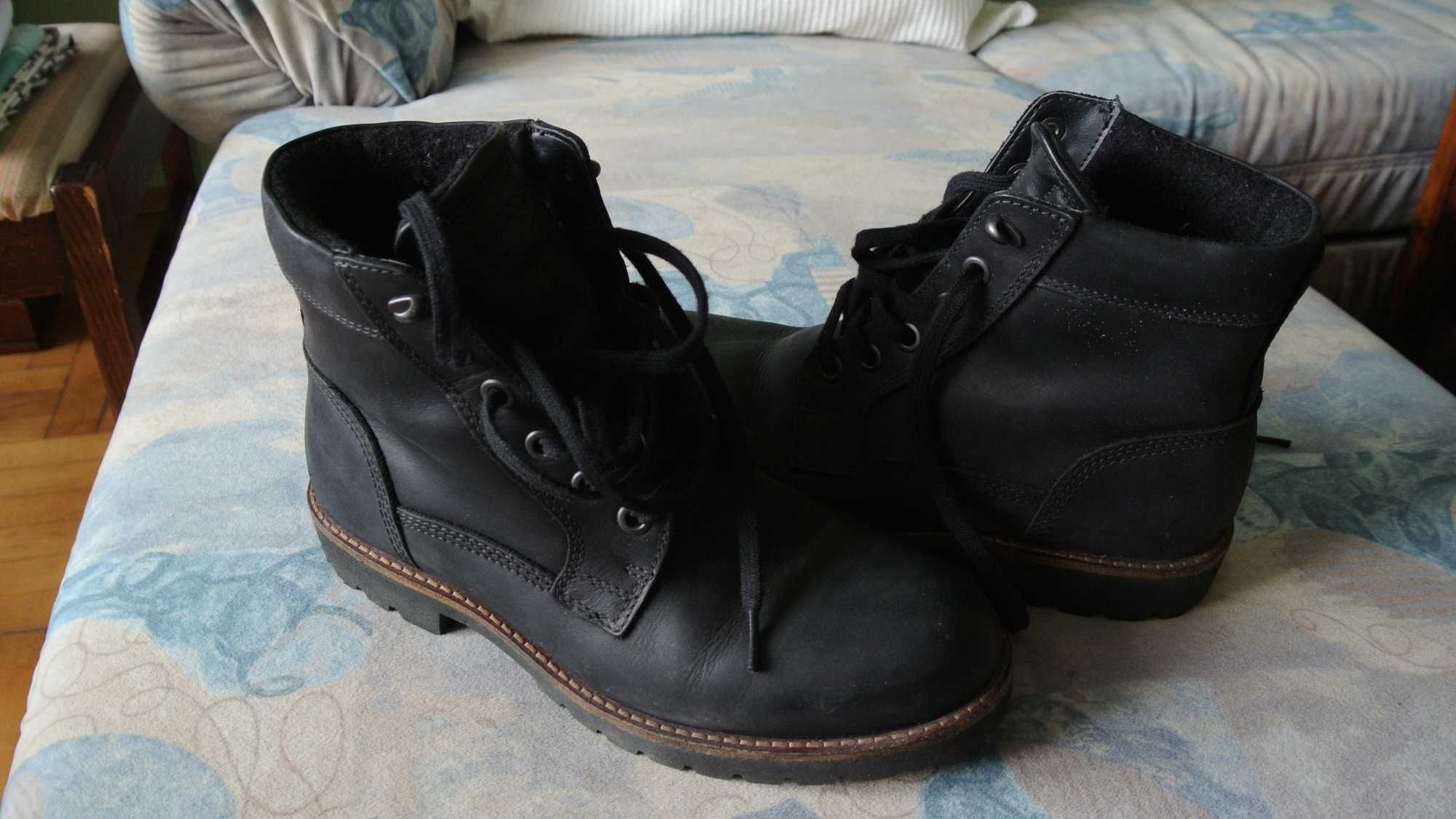 Buty  Ecco super skora na zamek roz 41 dl wk 27,5 cm nowe