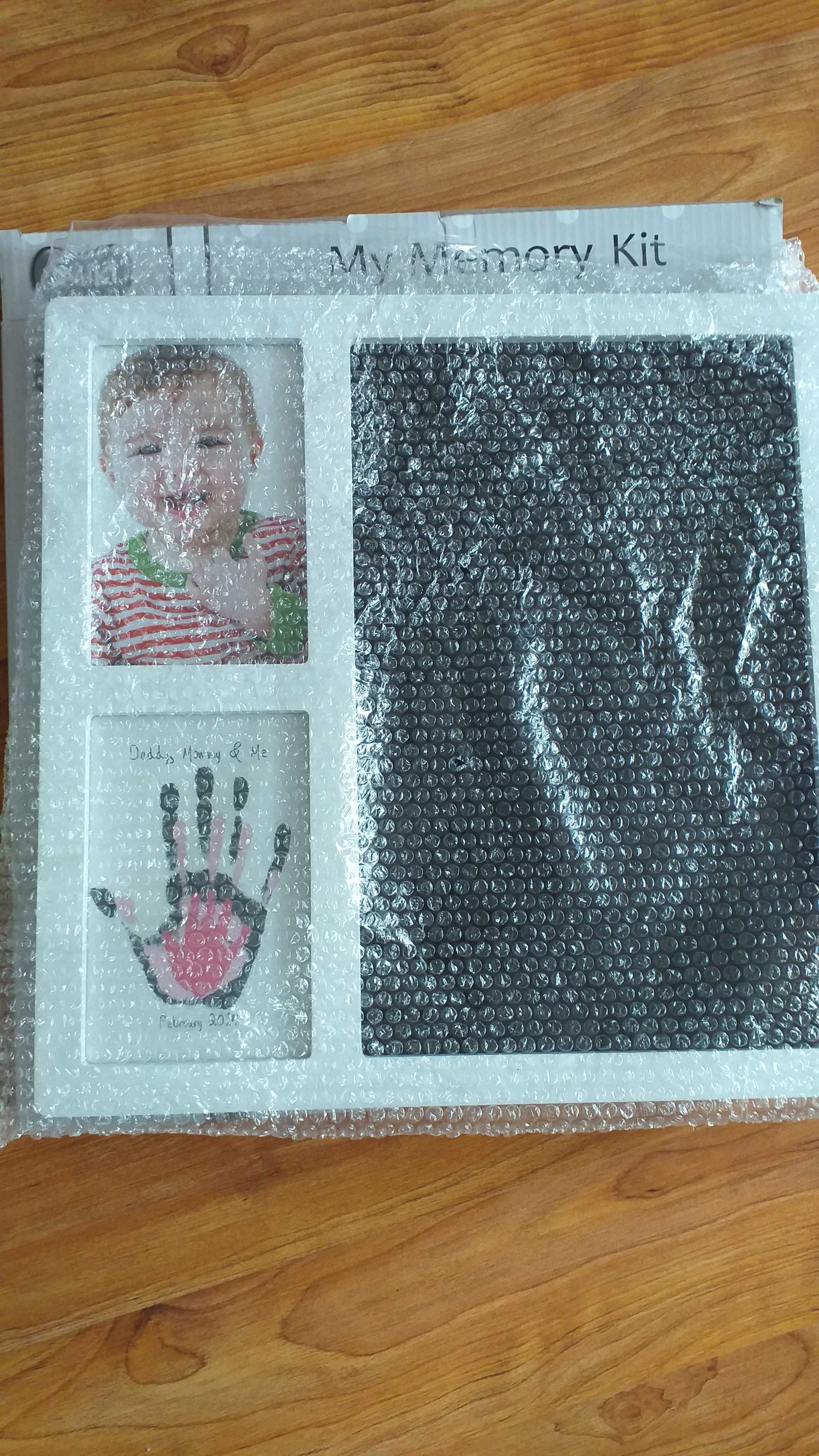 Smiki My Memory Kit ramka na odcisk bobasa z tablicą, narodziny,roczek