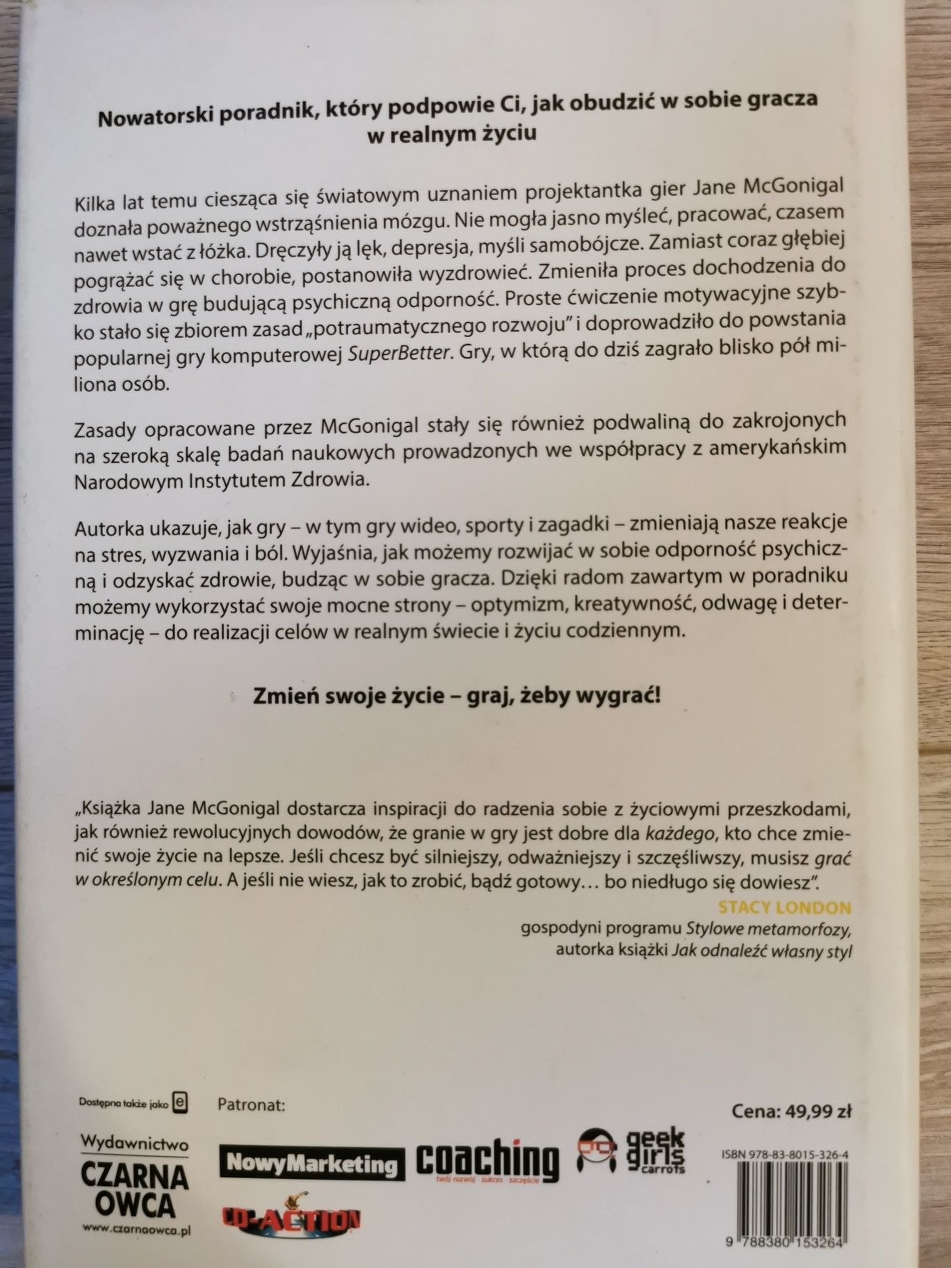 SuperBetter. Życie to gra, naucz się wygrywać