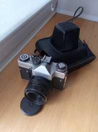 aparat fotograficzny zenit ttl  z obiektywem Helios 44m ZSRR F2 50m