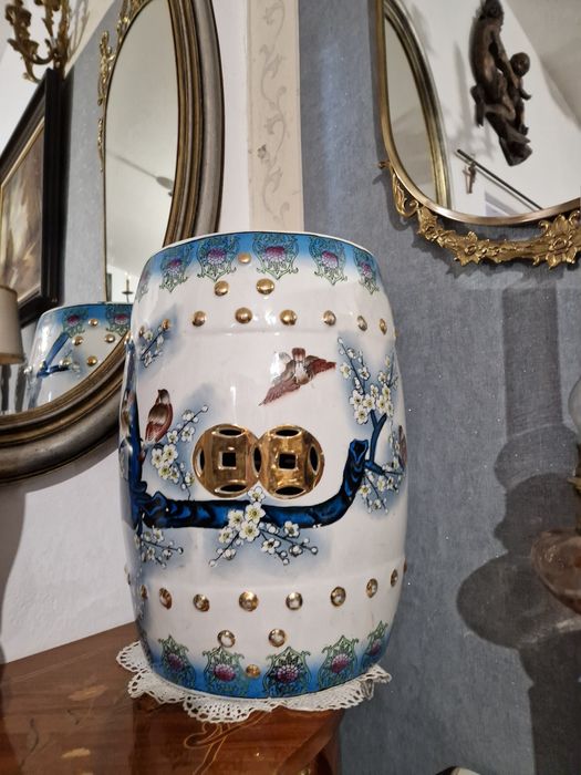 Piękna chińska  beczka porcelanowa