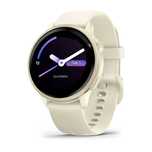 Garmin vívoactive 6 з білим силіконовим ремінцем 010-02985-01