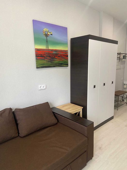 Сахарова/Бочарова, квартира в новом доме на 2 эт, балкон, охрана