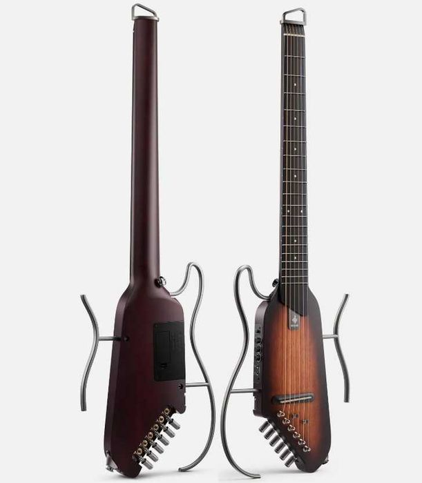 Donner HUSH-I Gitara elektroakustyczna z pokrowcem, słuchawkami