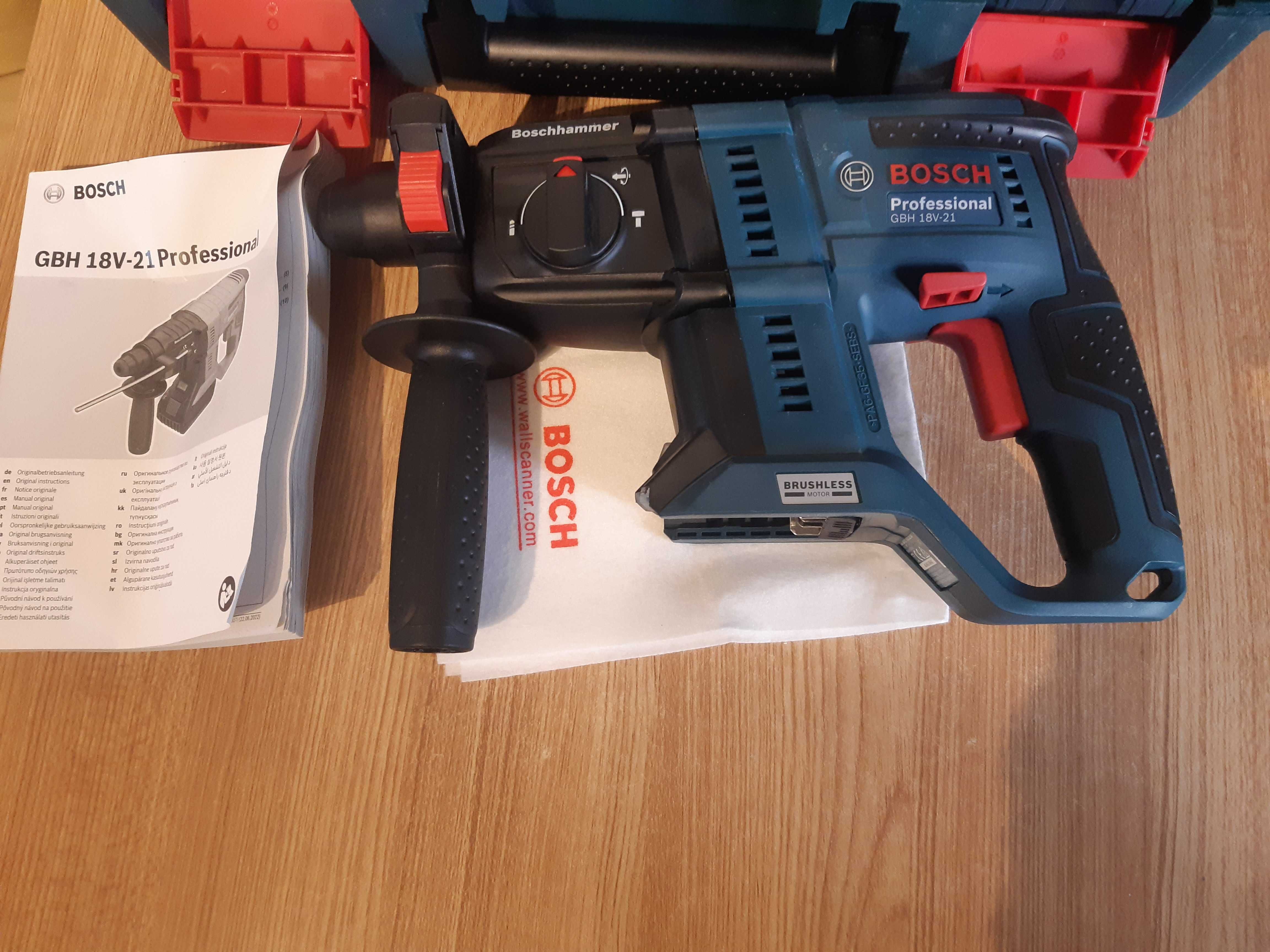 Młot młotowiertarka Bosch GBH 18V-21