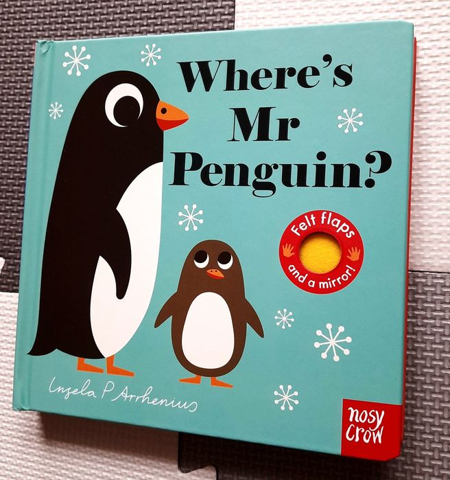 Where's Mr Penguin? książeczka sensoryczna po angielsku felt flaps