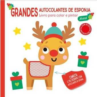 Grandes Autocolantes de Esponja - Colar e Pintar: Urso/.. -Desde 4€