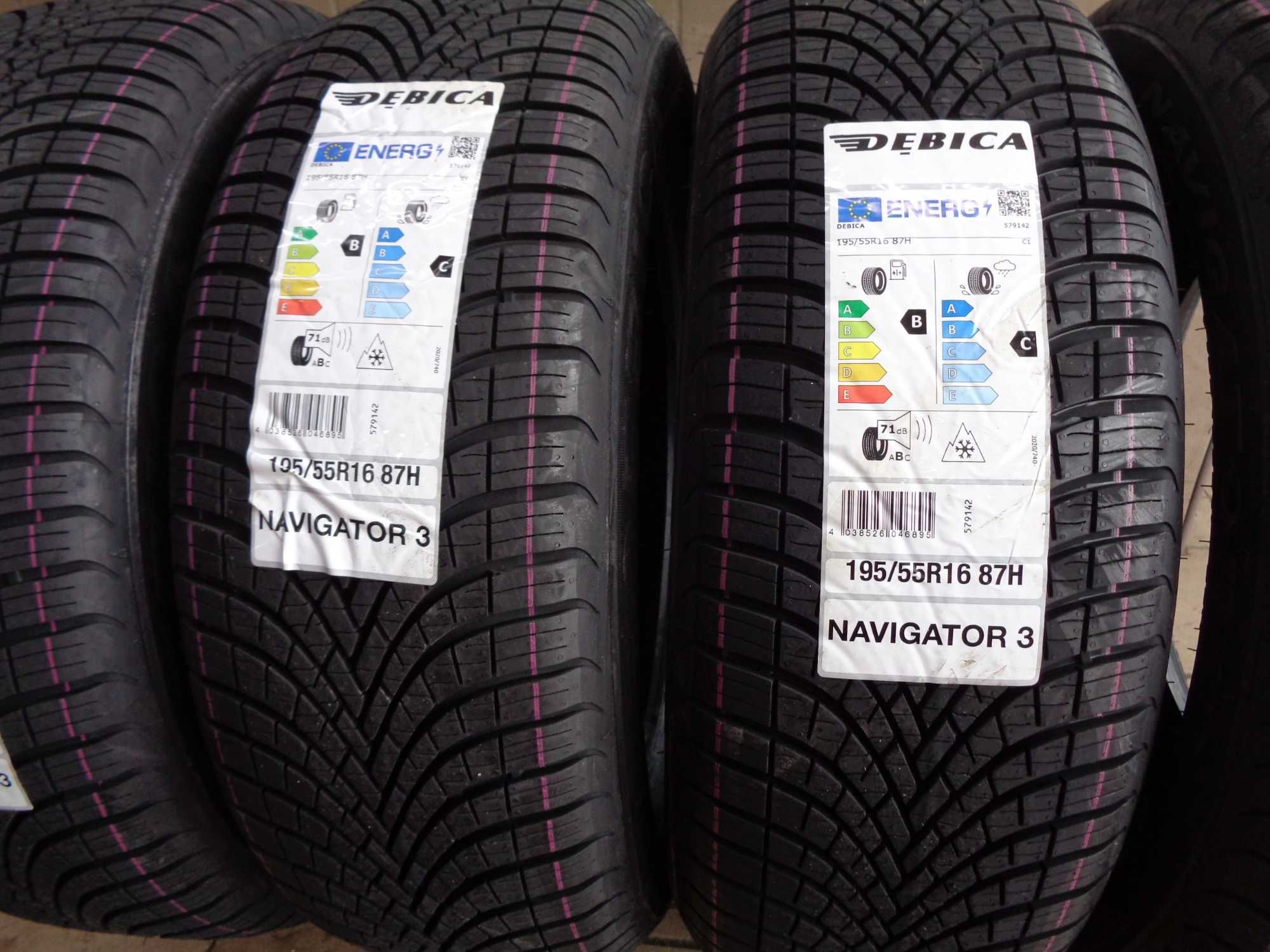 Nowe 195/55R16 DĘBICA Navigator 3 , Nowy Model, Opony Całoroczne Warto