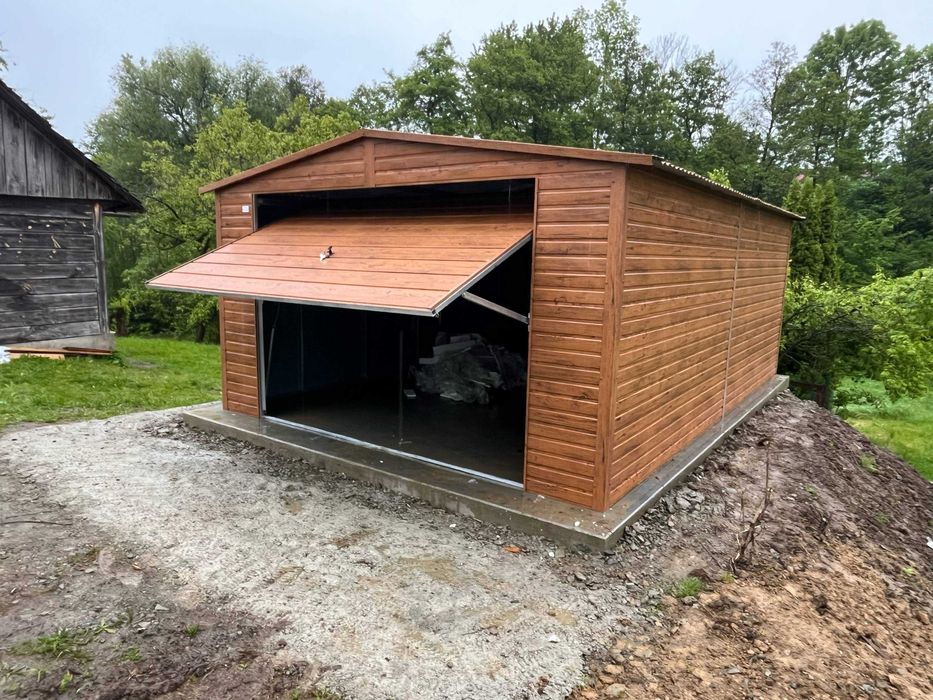 Garaż blaszany 4x6 Profil