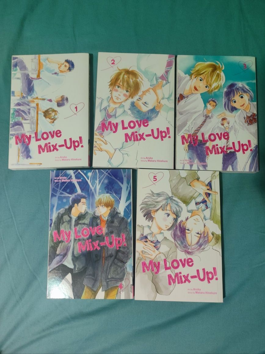 Manga My Love Mix-Up! Volumes 1-5 (INGLÊS) COMO NOVOS