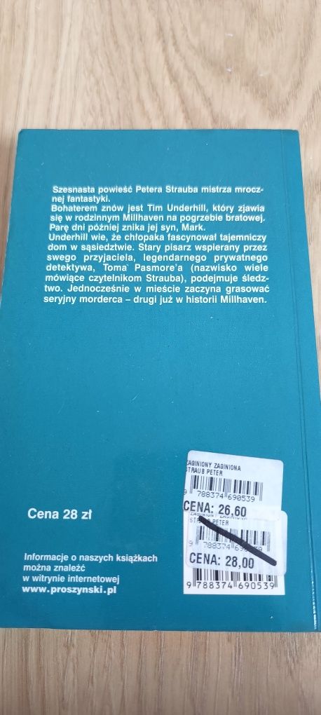 Zaginiony, zaginiona. Peter Straub