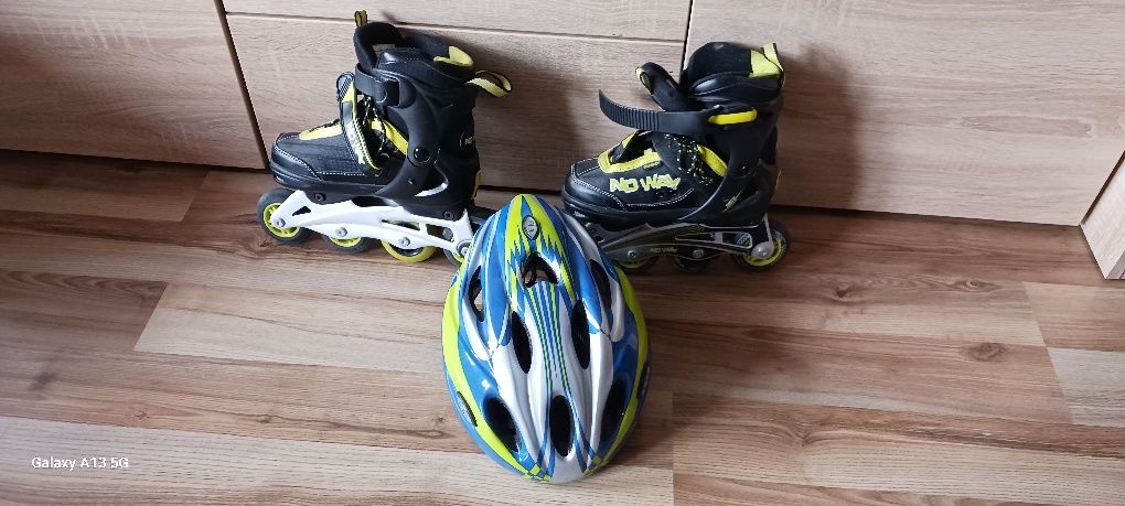 Łyżworolki Axer Sport 33-36 + kask