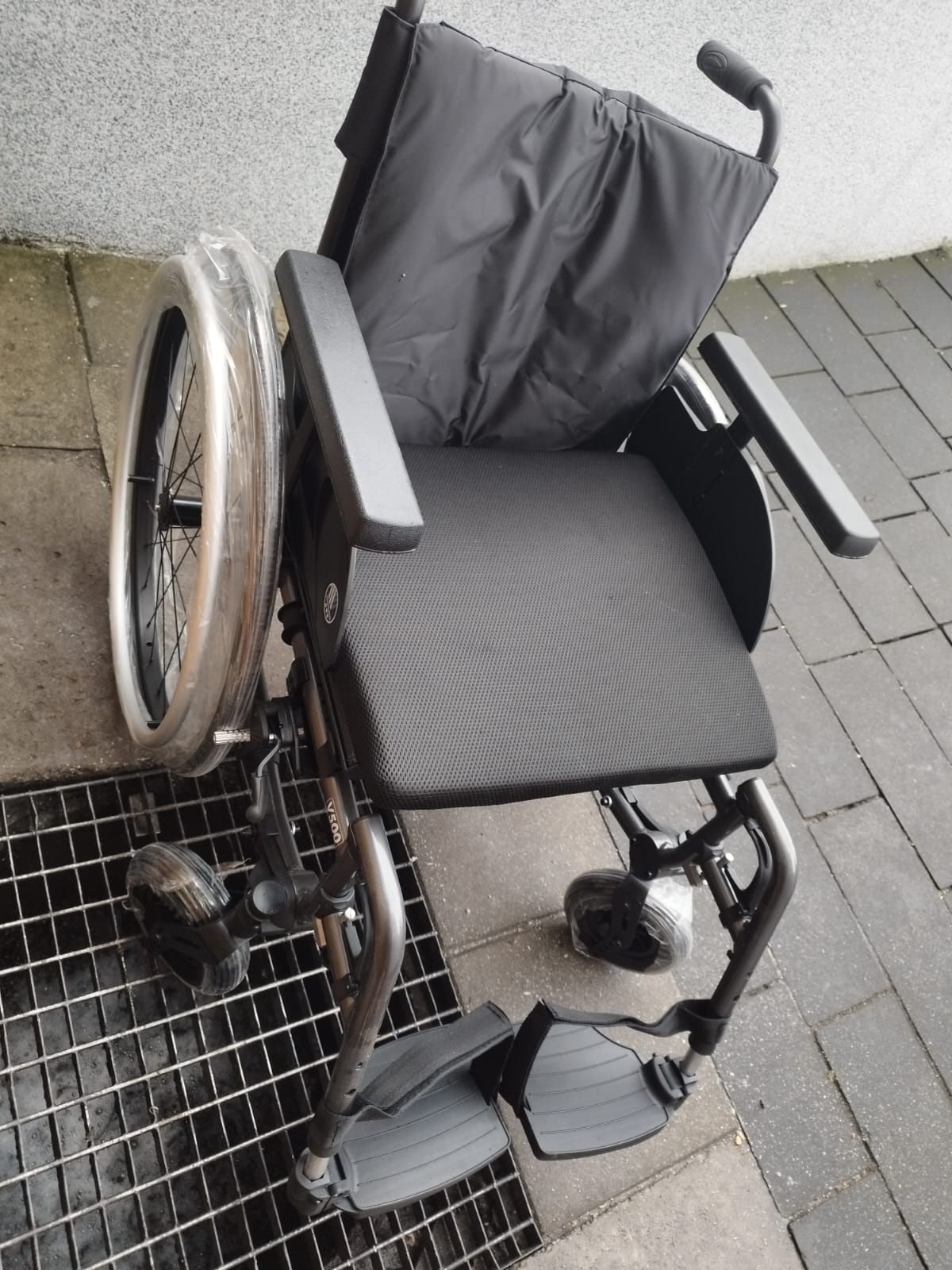 Nowy najlżejszy aluminiowy wózek inwalidzki v500 active vermeiren