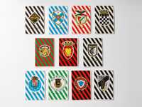 11 calendários EMBLEMAS de CLUBES de PORTUGAL | futebol 1985