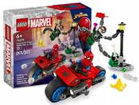 Lego Marvel 76275 Pościg Na Motocyklu Spider Man Vs Doc Ock Zestaw Klo