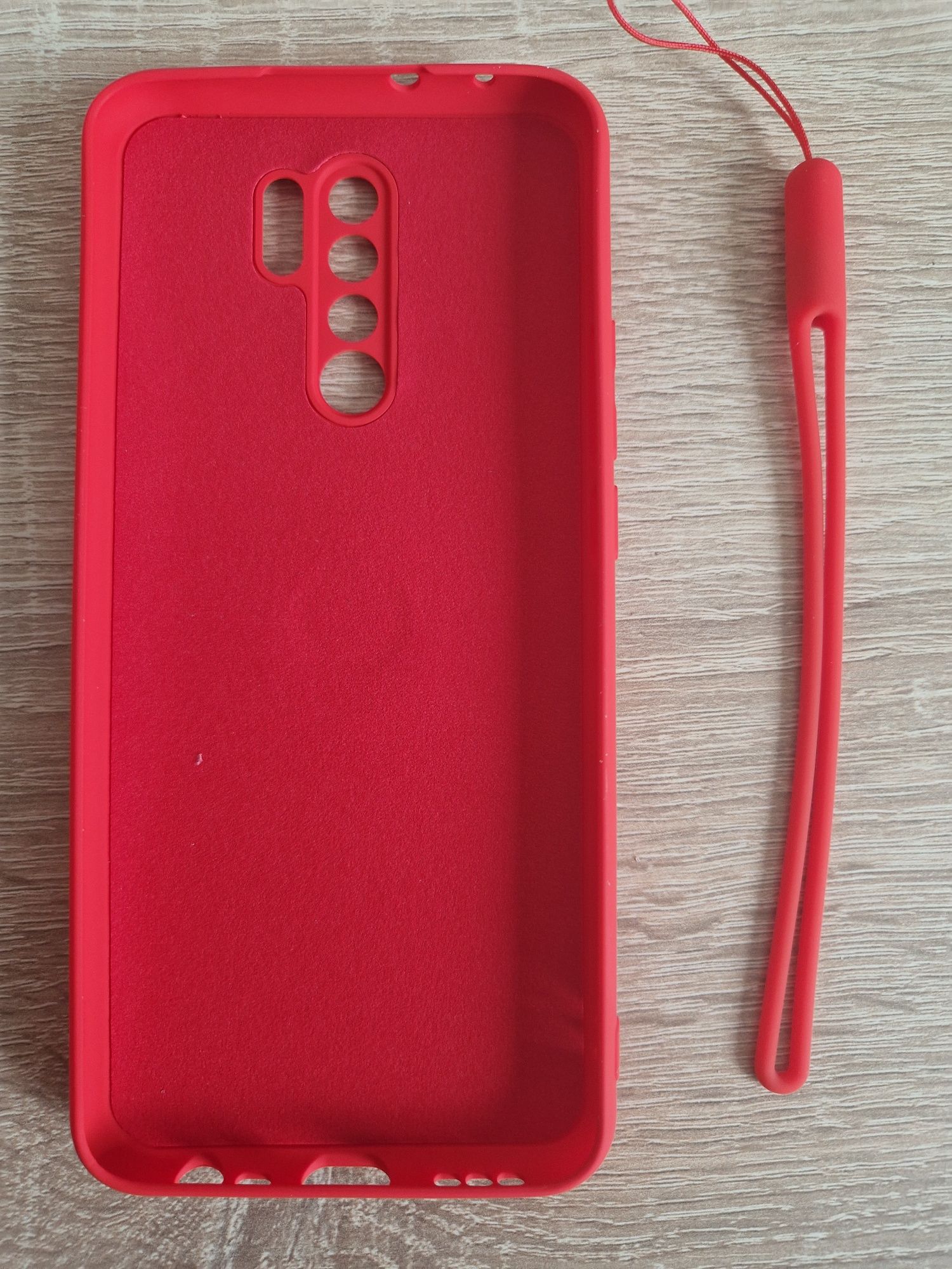 Etui Vennus Silicone Ring do Xiaomi Redmi 9 Czerwony