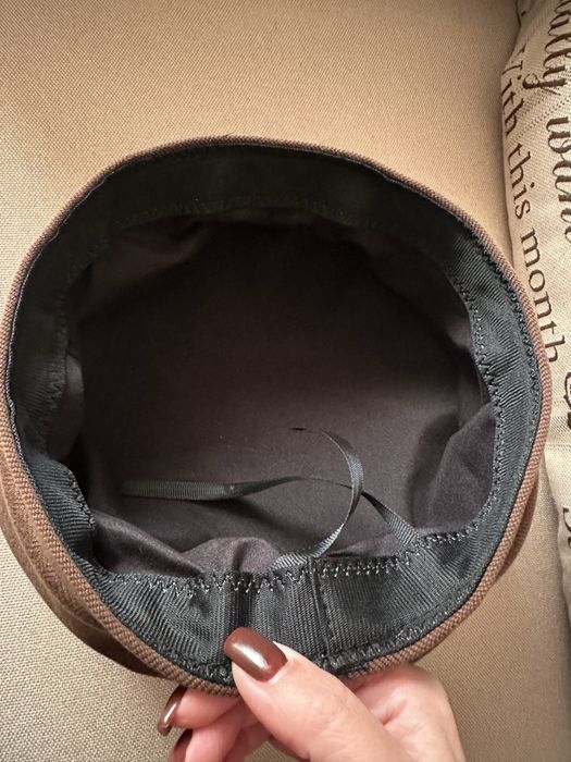 Берет, кепі, колір шоколад