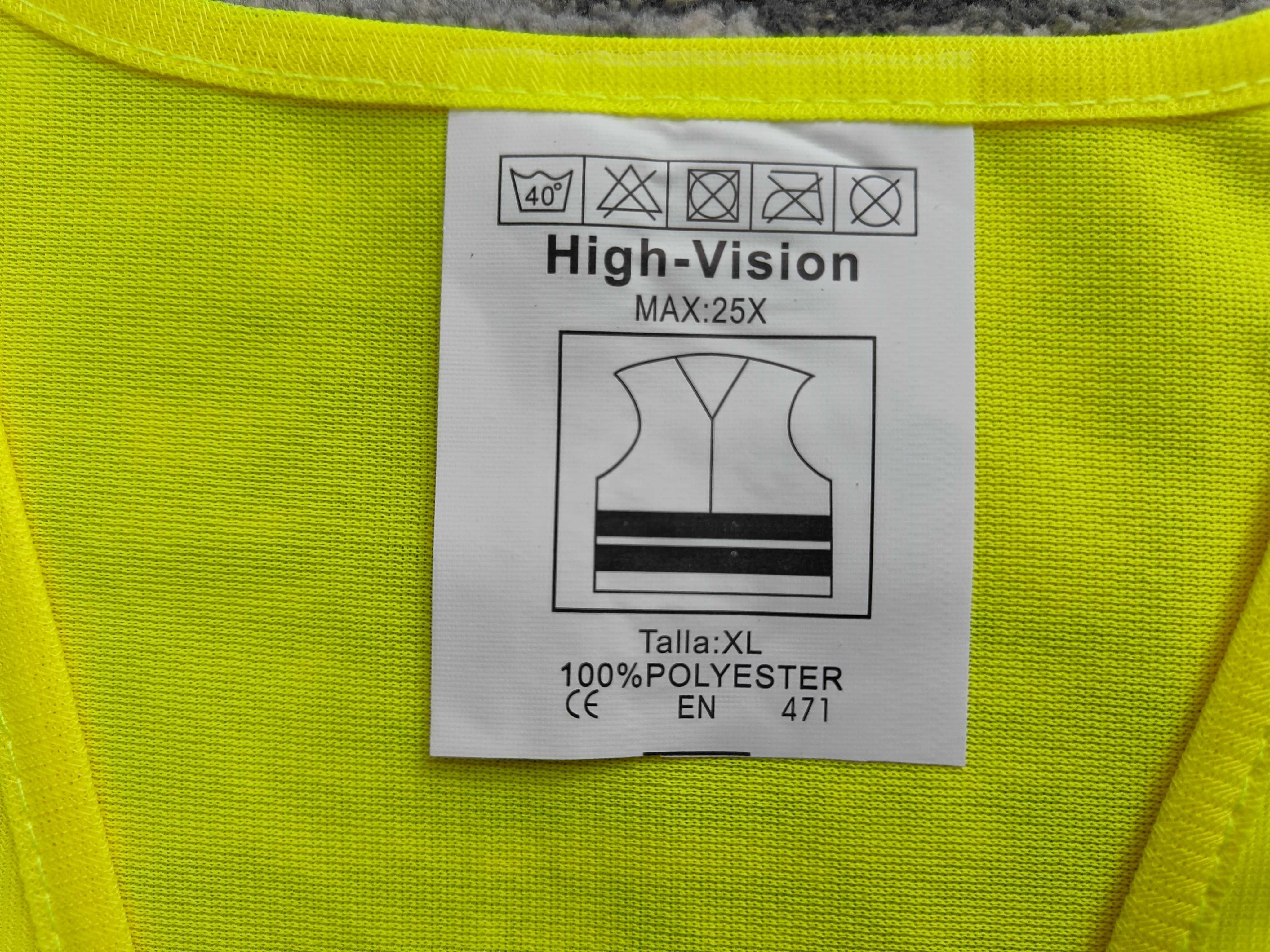 Kamizelka ostrzegawcza odblaskowa High-Vision z logo PZU