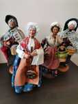 Santon De Provence®- terakotowe figurki z lat 60-tych XX wieku 10 szt.