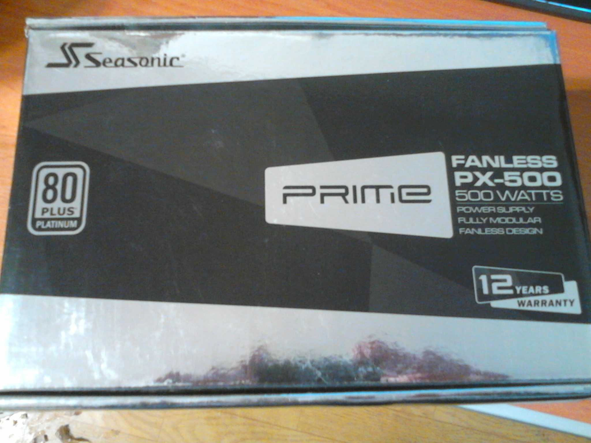 Zasilacz pasywny do komputera: SeaSonic Prime PX-500 500W Fanless  0dB