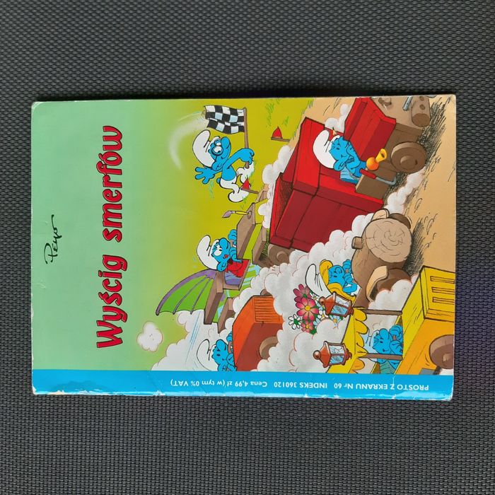 Smerfy Wyścig Smerfów Peyo książka