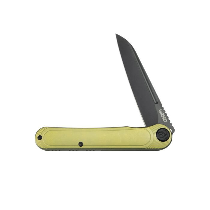 Nóż składany Kubey Dandy Gold Titanium, Blackwashed CPM S90V by Mak...