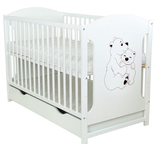 Lozeczko misie arus jak ikea z szuflada
