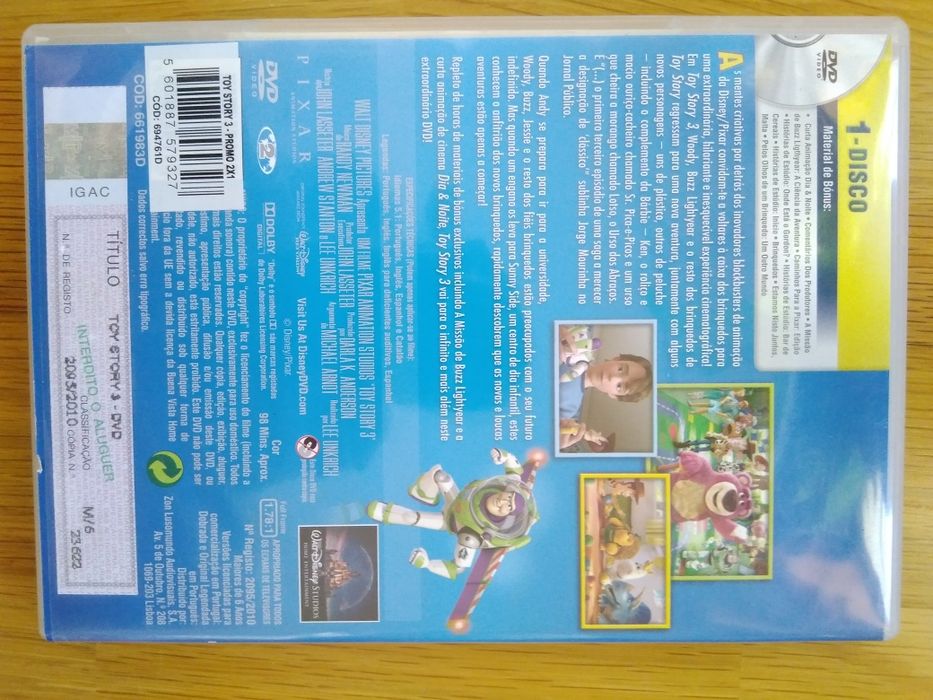 Tou story 3 - Disney - pixar