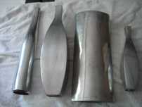 Zestaw wazonów aluminiowych