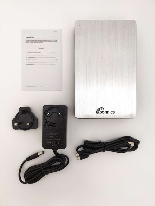 Dysk zewnętrzny Sonnics 2TB USB 3.0 srebrny