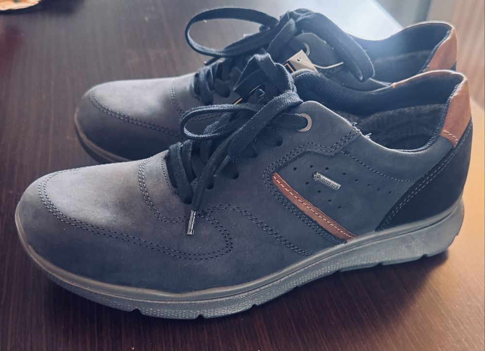 Buty skórzane wodoodporne Ara z Gore-tex.