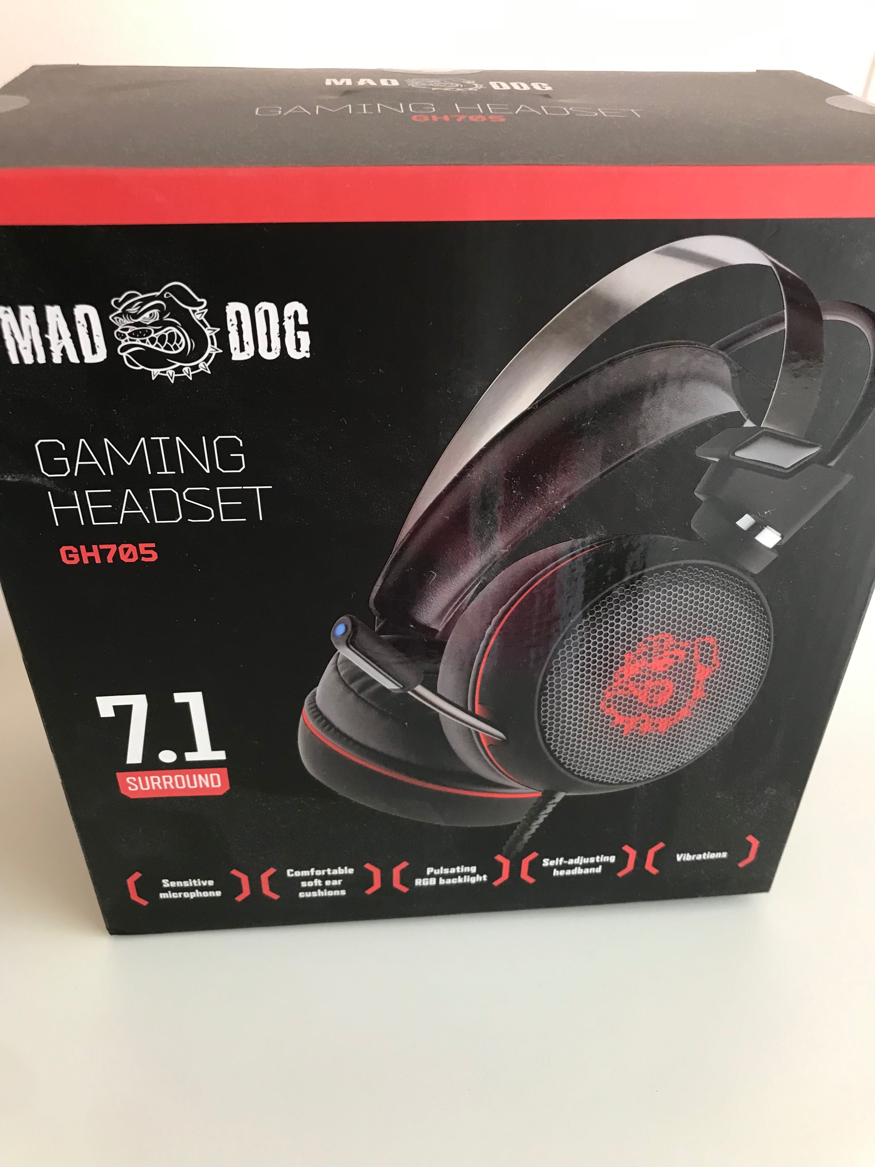 Słuchawki mad dog gh705 nowe