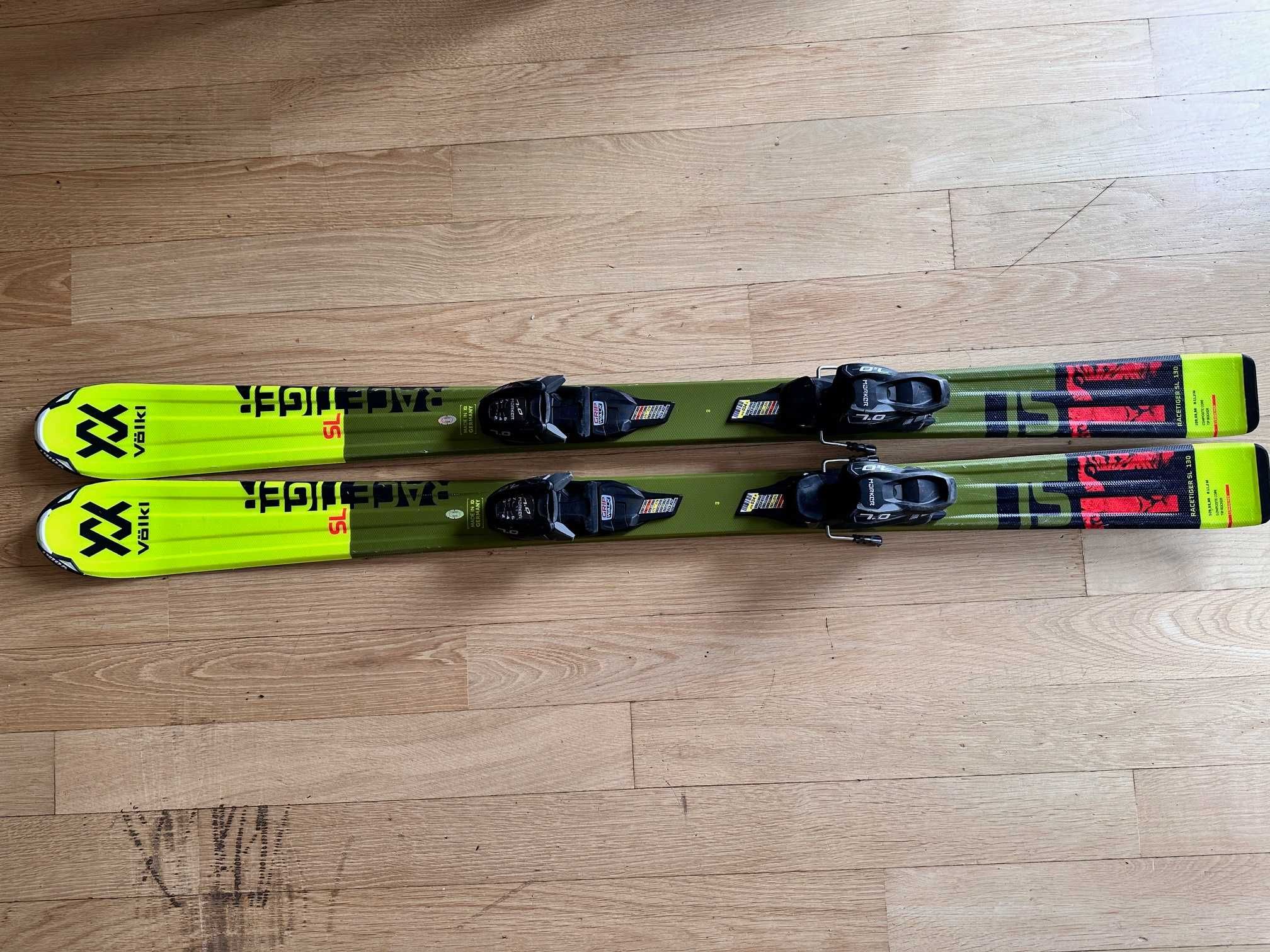 Narty zjazdowe juniorskie Volkl Racetiger SL 130.
