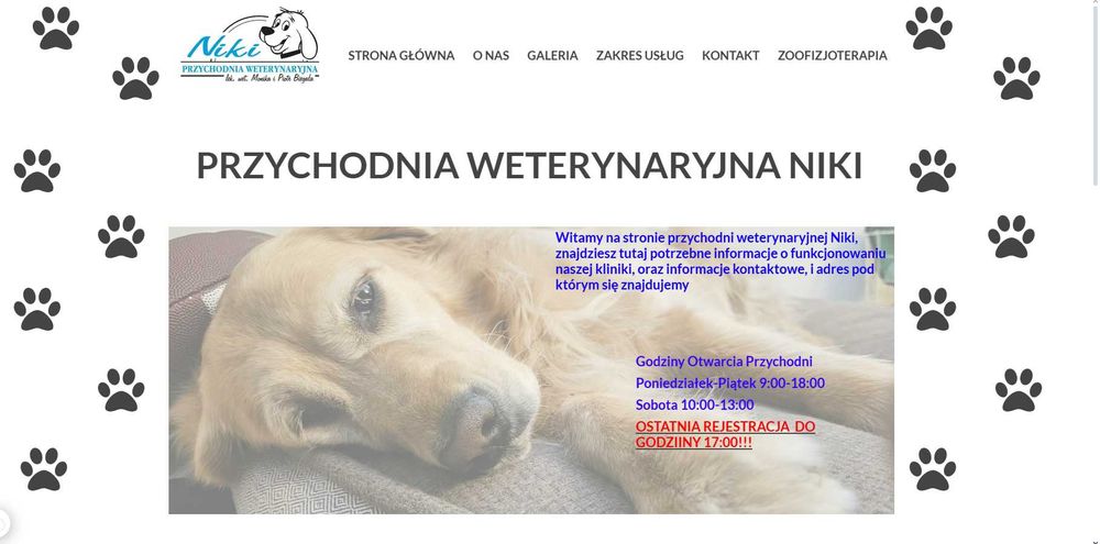 Strony internetowe. Zapraszam